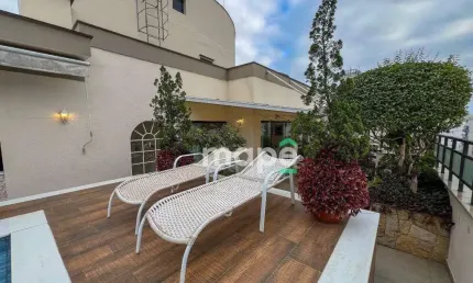 Cobertura com 4 dormitórios à venda, 348 m² por R$ 4.256.000,00 - Aparecida - Santos/SP