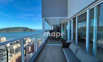 Apartamento Duplex com 4 dormitórios, 234 m² - venda por R$ 5.500.000,00 ou aluguel por R$ 48.431,01/mês - Embaré - Santos/SP