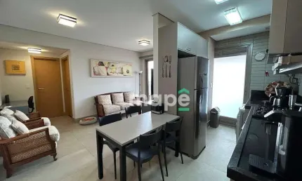 Apartamento com 1 dormitório à venda, 65 m² por R$ 840.000,00 - Aparecida - Santos/SP