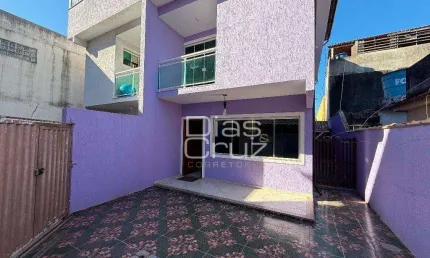 Casa com 3 quartos à venda, 100 m² por R$ 330.000 - Cidade Praiana - Rio das Ostras/RJ