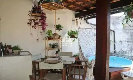 Casa vila triplex 2 quartos terraco 1 vaga vista linda Jacarepagua Tanque