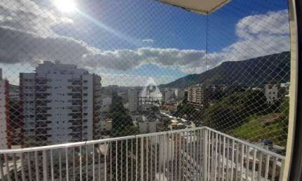 Apartamento na tijuca a venda de 2 quartos com varanda e suite 2 vagas predio com piscina