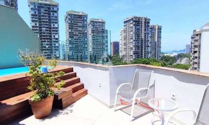 Cobertura à venda, 3 quartos, 2 suítes, 3 vagas, São Conrado - RIO DE JANEIRO/RJ