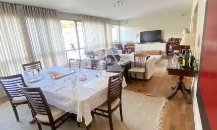 Apartamento amplo 4 quartos (1 suíte) com piscina e segurança 24h na gávea