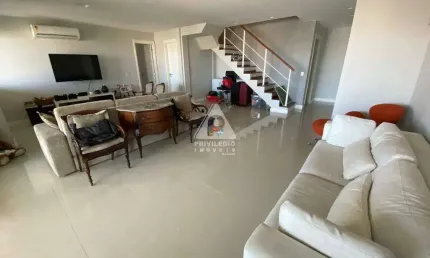 Cobertura à venda, 4 quartos, 3 suítes, 3 vagas, barra da tijuca - rio de janeiro/rj