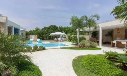 Mansão de luxo premiada no condomínio mansões - barra da tijuca