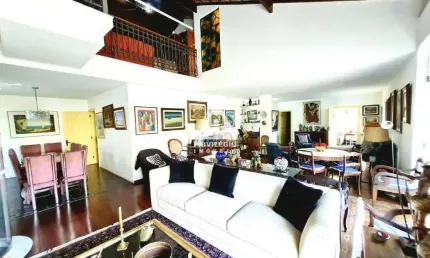Casa duplex 4 quartos (2 suítes) com piscina, sauna e elevador na gávea – 4 vagas
