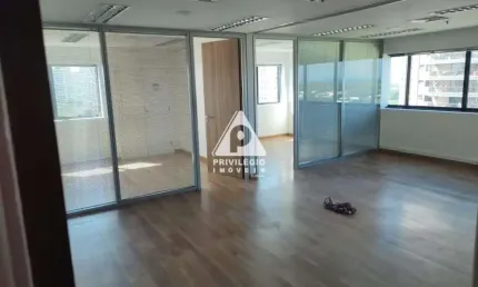 Barra tower: sala comercial 'porteira fechada' c/ 4 ar cond. e vista excepcional!