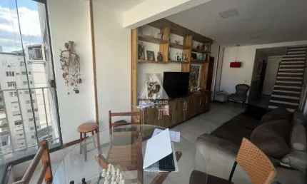 Cobertura à venda, 3 quartos, 2 suítes, 2 vagas, botafogo - rio de janeiro/rj