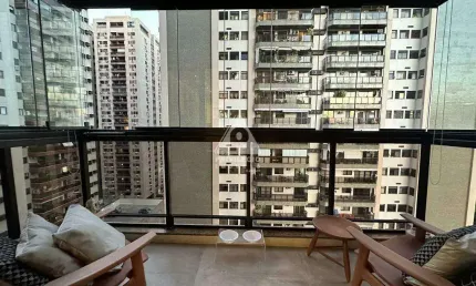 Apartamento 1 quarto, suíte, 2 varandas, 70 mts, andar alto, 1 vaga de garagem, na barra da tijuca.