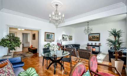 Apartamento à venda na Avenida Rui Barbosa, Flamengo, Original 4 quartos 240m² no Iptu e Vaga na Escritura.