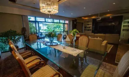 Apartamento 4 quartos, suítes, varanda, 203 mts, 3 vagas de garagem, 1 quadra da praia, no leblon.