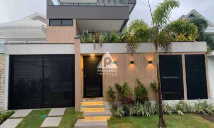 Casa Triplex condomínio Riviera Del Sol 4 quartos 4 suítes 2 vagas mansao segurança e privacidade Recreio dos Bandeirantes