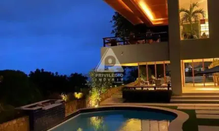 Casa em condomínio à venda, 5 quartos, 4 suítes, 7 vagas, são conrado - rio de janeiro/rj