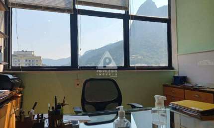 Espetacular Salão, 100m2, Andar Alto, Vista panorâmica Pão de Açúcar e Cristo Redentor. 2 Vagas