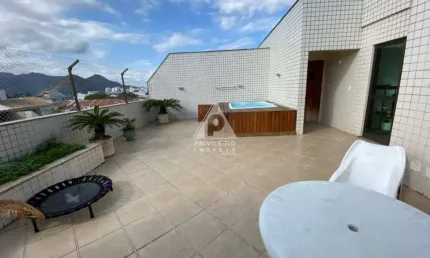 Cobertura à venda, 5 quartos, 3 suítes, 3 vagas, recreio dos bandeirantes - rio de janeiro/rj