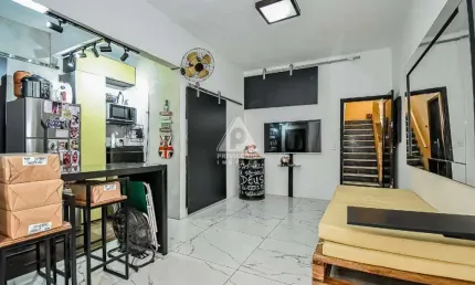 Conjugado tipo studio, totalmente reformo, estilo industrial, cozinha integrada. oportunidade para mora e ou investir!