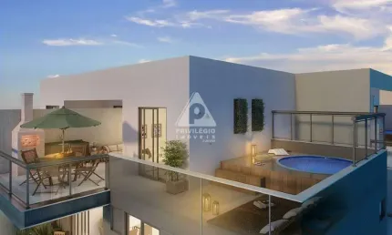 Prédio novo. excepcional cobertura duplex, 4 quartos, 2 suítes, 2 vagas de garagem, mais infraestrutura completa, a venda no melhor da freguesia.