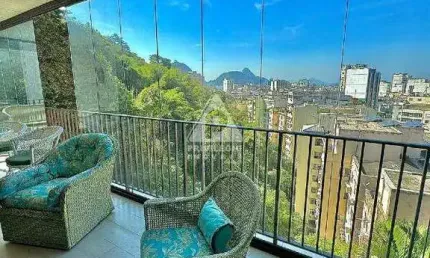 Apartamento à venda, 3 quartos, 1 suíte, 3 vagas, lagoa - rio de janeiro/rj