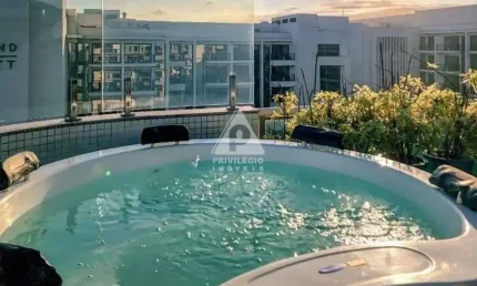 Cobertura frontal mar,3 quartos, 2 suítes, 3 vagas, barra da tijuca