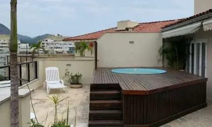 Cobertura 4 quartos(2suites) e piscina privativa na freguesia (jacarepaguá) e 277m²