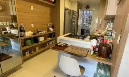 Deslumbrante cobertura linear mobiliada e modernizada, 3 quartos,3 suítes, 2 vagas de garagem, no recreio dos bandeirantes