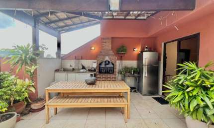 Apartamento cobertura a venda, luxo, 6 quartos, 2 suítes, 4 banheiiros, 2 vagas escrituradas, 223m², Tijuca - RJ.