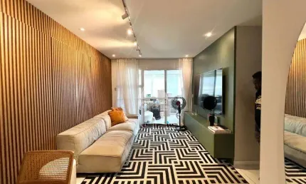 Cobertura duplex espaçosa com 3 quartos, terraço e vista panorâmica em jacarepaguá