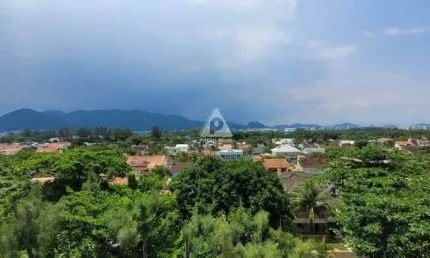Apartamento 132m², 4 quartos, dependência completa, 2 vagas,condomínio santa mônica - barra da tijuca