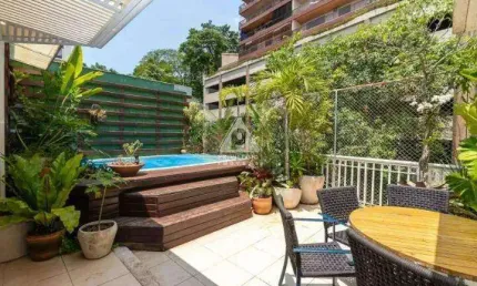Cobertura à venda, 5 quartos, 2 suítes, 2 vagas – leblon, rj