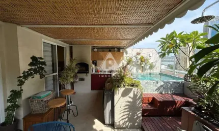 Cobertura à venda, 3 quartos, 2 suítes, 1 vaga, humaitá - rio de janeiro/rj