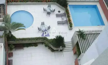 4 quartos em copacabana total infra com 2 vagas escrituradas