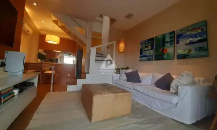 Barra da tijuca! cobertura duplex! sala, 3 quartos, 1 suite, 3 vagas, 249m²