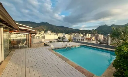 Cobertura linear com 4 quartos, 4 vagas no andaraí à venda