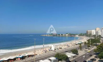 Apartamento a venda: av. atlântica, 3 quartos, 1 suíte, vista mar, posto 5.