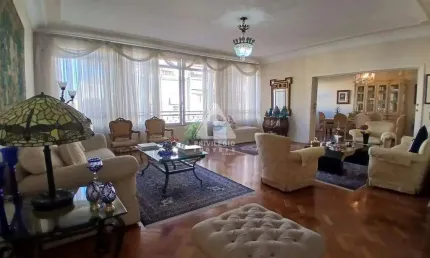 Apartamento à venda, original 4 quartos, 1 vaga- copacabana