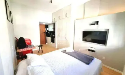 Apartamento à venda em copacabana, conjugado, reformado