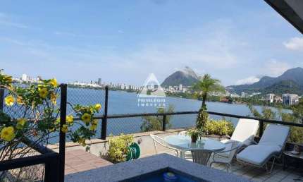 Cobertura à venda, 3 quartos, 1 suíte, 3 vagas, lagoa - rio de janeiro/rj