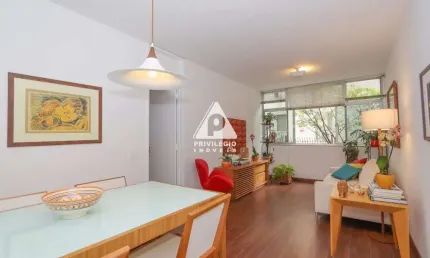 Apartamento à venda 3 quartos, 1 suíte e 1 vaga na lagoa - rj
