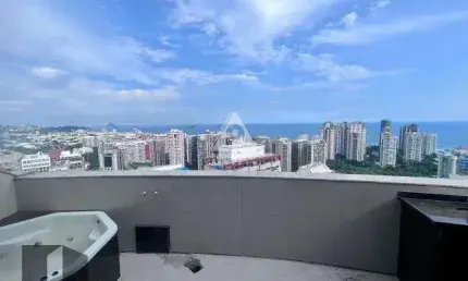 Cobertura duplex - 72 m² - 01 suíte - vista mar - torre charles de gaulle - 01 vaga- barra da tijuca