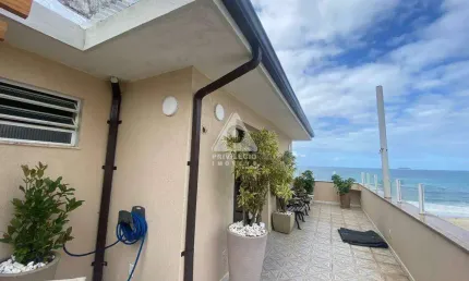Cobertura à venda, 3 quartos, 2 suítes, copacabana - rio de janeiro/rj