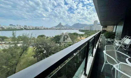 Apartamento à venda, 4 quartos, 4 suítes, 4 vagas, lagoa - rio de janeiro/rj
