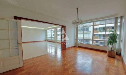 Apartamento a venda: 3 quartos (2 suítes) com 270 m² | 2 vagas na escritura | Posto 6, Copacabana.