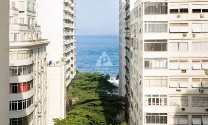 Excelente apto reformado 4 qtos vista mar - esquina avenida nossa senhora de copacabana