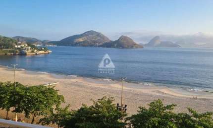 Apartamento com 3 quartos, 1 suíte, varanda com vista mar, vaga na escritura - Icaraí, Niteroí-RJ
