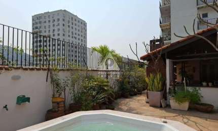 Cobertura Linear em laranjeiras 4 quartos com vista cristo e piscina!!!