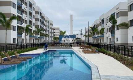 Apartamento novo de 2 quartos com 1 vaga de garagem a 200m da Praia do Recreio