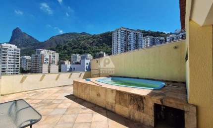 Cobertura Duplex à venda, 4 quartos, 2 vagas, na Barão de Lucena, Botafogo, RJ - Vista Cristo