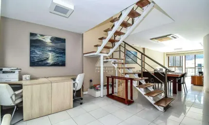Cobertura duplex, 5 quartos, 3 suites, 3 vagas, piscina. 308 m², botafogo