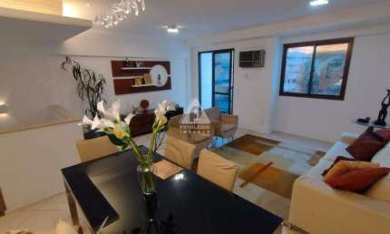 Apartamento duplex à venda em Botafogo, 3 quartos (2 suítes), 3 vagas